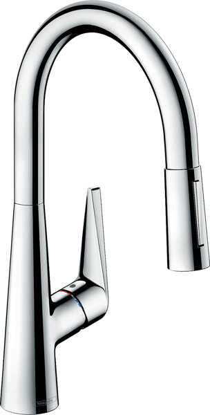 hansgrohe Talis M51 Einhebel-Küchenmischer 200, Eco, 2 Strahlarten, sBox, Chrom, 73876000