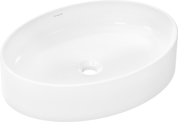 Hansgrohe Xuniva D countertop washbasin, without overflow, without tap hole, 550x400mm, white, 60165450