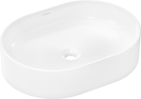 Hansgrohe Xuniva U countertop washbasin, without overflow, without tap hole, 550x400mm, white 60166450