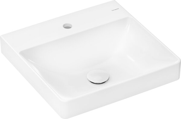 hansgrohe Xelu Q Handwaschbecken, wandhängend, 500x480, ohne Überlauf, Weiß, 6101