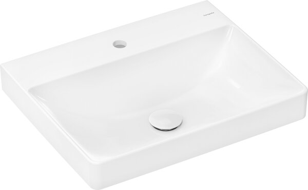 hansgrohe Xelu Q Waschtisch, 600x480, wandhängend, ohne Überlauf, Weiß, 6101