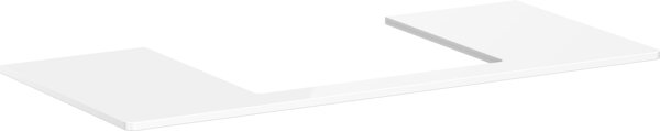 hansgrohe Xelu Q console with cutout center, 1180x550, for countertop washbasin 600x480mm, polished,...