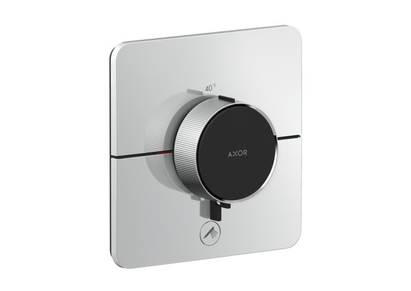 Hansgrohe AXOR ShowerSelect ID thermostat, HighFlow, concealed, 1 consumer, one additional outlet, softsquare, 36778