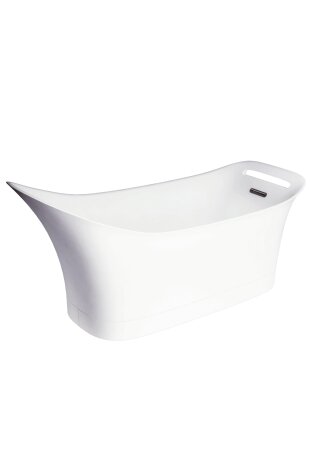 Hansgrohe AXOR Urquiola bathtub, freestanding, 180 liters, mineral cast, 1800x600mm, white, 11440000