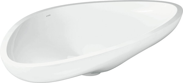 Hansgrohe AXOR Massaud countertop washbasin, 800x450mm, without tap hole, without overflow, white, 42300000