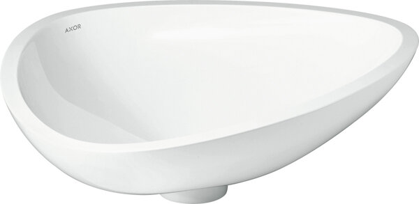 Hansgrohe AXOR Massaud countertop washbasin, 570x450mm, without tap hole, without overflow, white, 4...