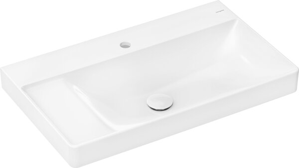 hansgrohe Xelu Q Aufsatzwaschtisch, Ablage links, ohne Überlauf, 800x480mm, SmartClean, geschliffen...