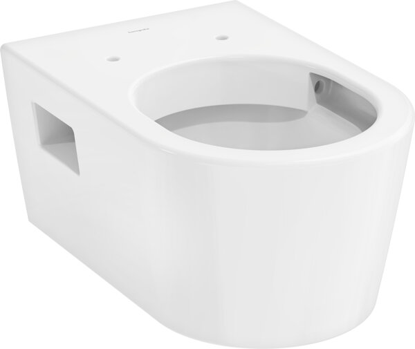 Hansgrohe EluPura Original S wall-hung WC, AquaChannel Flush, 360x540mm, white, 60142450