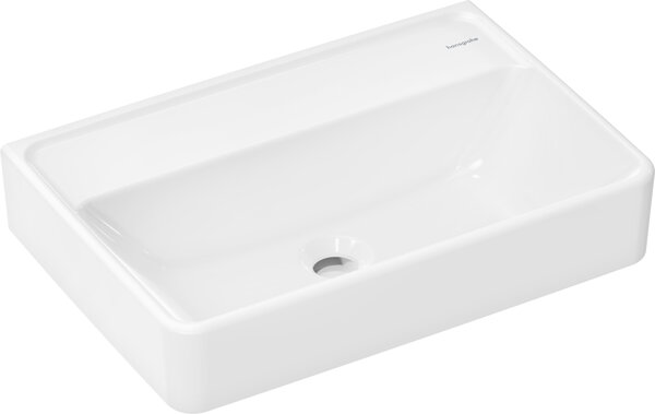 Hansgrohe Xanuia Q Compact washbasin, without tap hole, without overflow, 550x370mm, white, 60212450