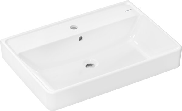 Hansgrohe Xanuia Q washbasin, with tap hole, with overflow, 700x480mm, white, 60221450