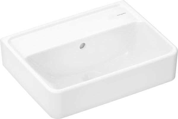 Hansgrohe Xanuia Q wash-hand basin, without tap hole, with overflow, 450x340mm, white, 60229450