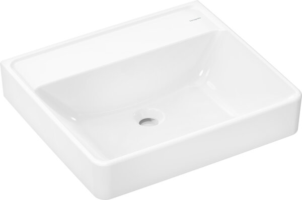 Hansgrohe Xanuia Q washbasin, without tap hole, without overflow, 550x480mm, white, 60237450