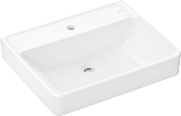 Hansgrohe Xanuia Q washbasin, with tap hole, without overflow, 600x480mm, white, 60241450