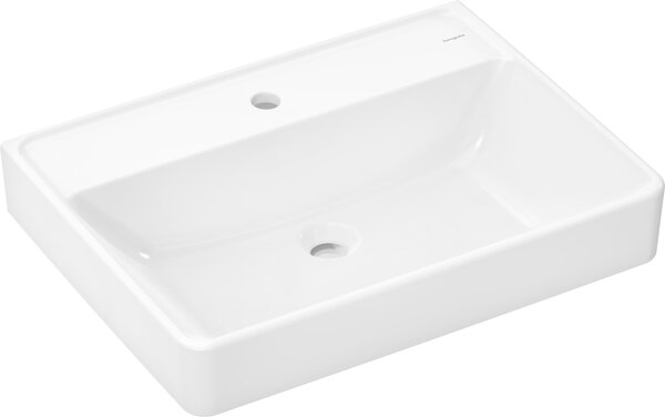 Hansgrohe Xanuia Q washbasin, with tap hole, without overflow, 650x480mm, white, 60246450