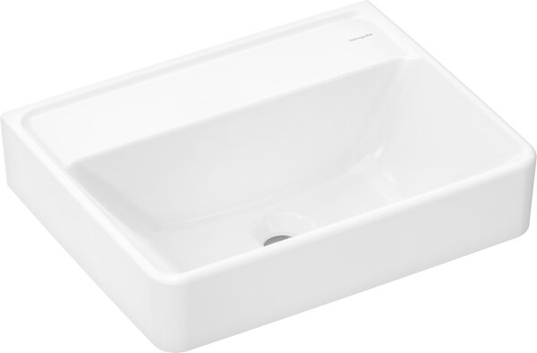 Hansgrohe Xanuia Q wash-hand basin, without tap hole, without overflow, 500x390mm, SmartClean, white...