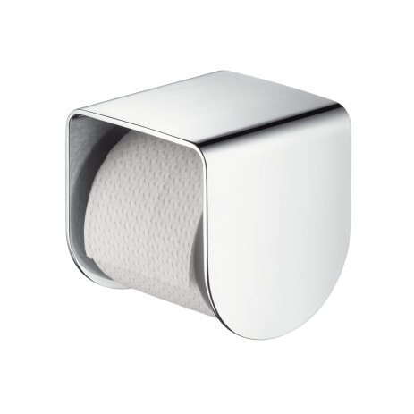 Hansgrohe AXOR Universal Accessories toilet roll holder, softsquare, with shelf, 42436