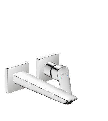 Hansgrohe Logis washbasin mixer Fine, concealed, projection 206mm, non-locking waste, 71256