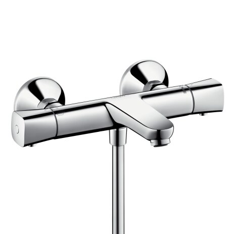 Hansgrohe Ecostat bath thermostat, surface-mounted, projection 194mm, 2 consumers, chrome, 13123000