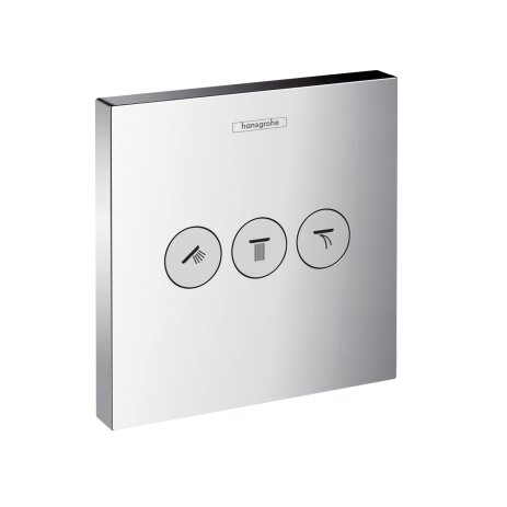 Hansgrohe ShowerSelect, valve, concealed, for 3 consumers, 15764