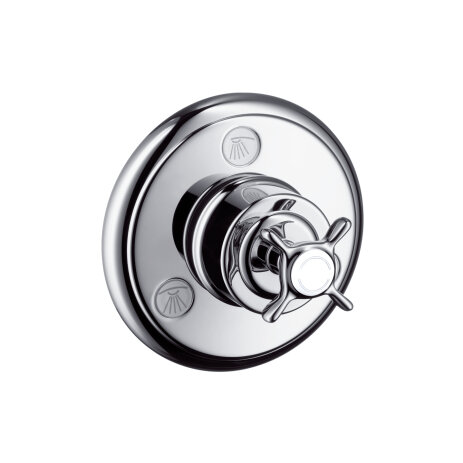 Hansgrohe AXOR Montreux waste and diverter valve, Trio / Quattro, concealed, 16830