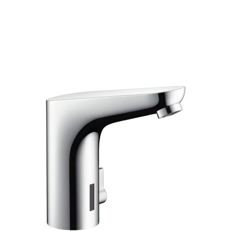 Hansgrohe Focus basin mixer, electronic, ComfortZone130, battery operation, temperature adjustable, projection 127mm, 31171000