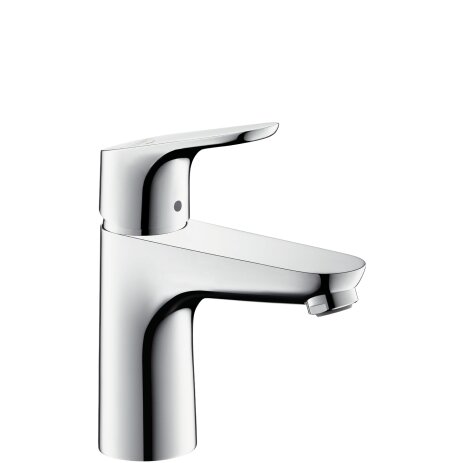 Hansgrohe Focus basin mixer, CoolStart, ComfortZone100, projection 119mm, without pop-up waste, chrome, 31509000