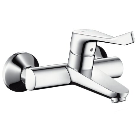 Hansgrohe Focus basin mixer, surface-mounted, extra long handle 121mm, projection 180mm, chrome, 31913000 