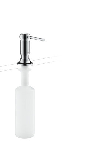 Hansgrohe AXOR Montreux soap and lotion dispenser, projection 91mm, bottle capacity 500ml, 42018