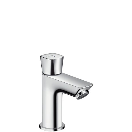 Hansgrohe Logis pillar valve, for cold water, ComfortZone80, without pop-up waste, projection 84mm, ...