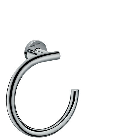 Hansgrohe Logis Universal towel ring, fixed, chrome, 41724000