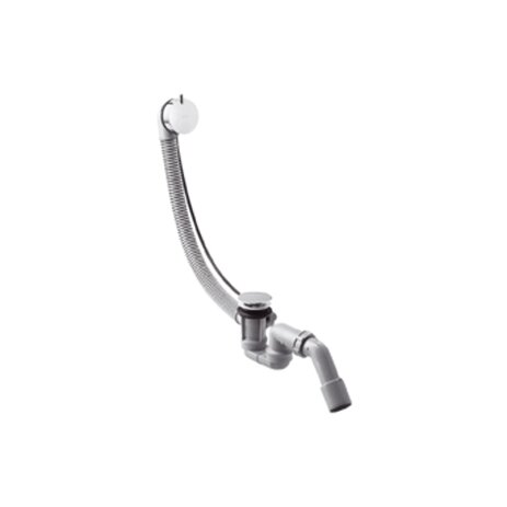 Hansgrohe Flexaplus S complete set waste and overflow set, for standard baths, chrome, 58150000