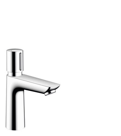 Hansgrohe Talis E self-closing basin mixer, ComfortZone110, with temperature control, 111mm projecti...