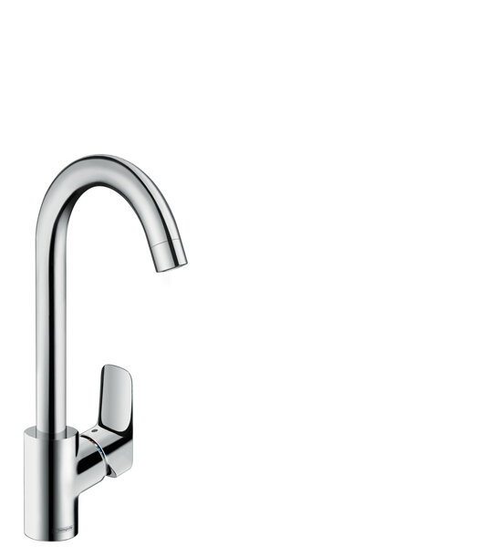 Hansgrohe Logis M31 Küchenmischer, ComfortZone260, EcoSmart, 1jet, Ausladung 145mm, chrom, 71861000