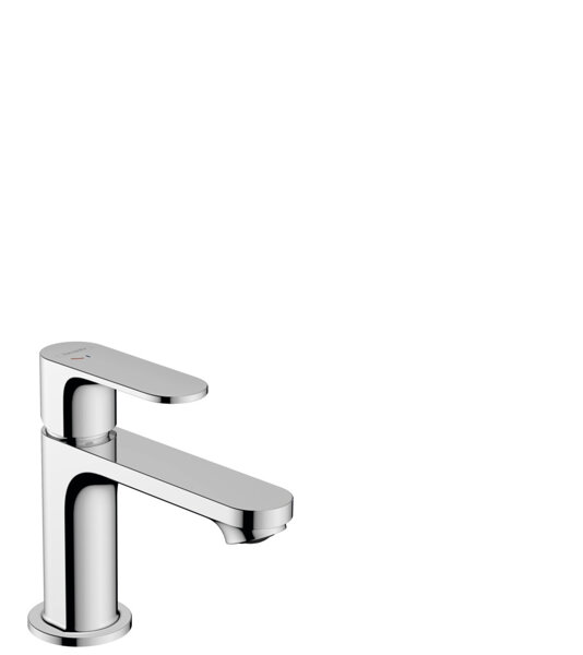 Hansgrohe Rebris S basin mixer, ComfortZone80, CoolStart, without pop-up waste, projection 121mm, chrome, 72514000