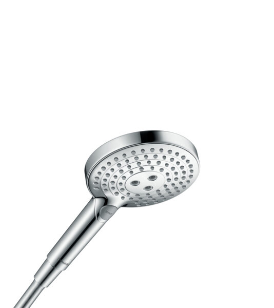 Hansgrohe Raindance Select S hand shower 120, 3jet, PowderRain, EcoSmart+, chrome, 26516000