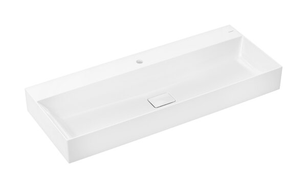 hansgrohe Xevolos E washbasin, 1 tap hole without overflow, 1200x480mm, SmartClean, unpolished, with...