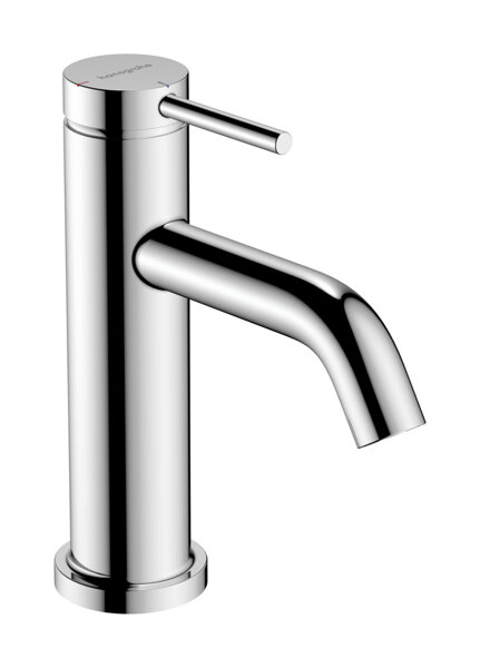 Hansgrohe Tecturis S single-lever basin mixer, ComfortZone80, with pop-up waste, CoolStart, projection 108mm, 73305