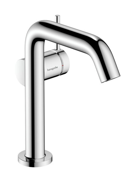 Hansgrohe Tecturis S Fine single-lever basin mixer, ComfortZone150, Push-Open, CoolStart, projection 139mm, 73342