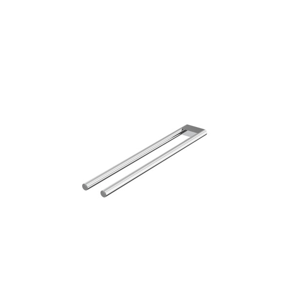 Steinberg Series 480 towel rail, 450mm, 2 arms, stainless steel, 48025