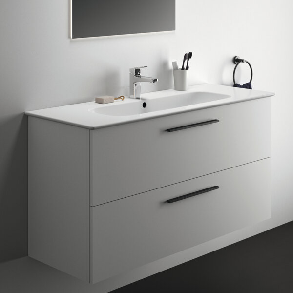 Ideal Standard i.life A furniture package w. Washbasin 120cm, & cabinet, handle chrome, K8747