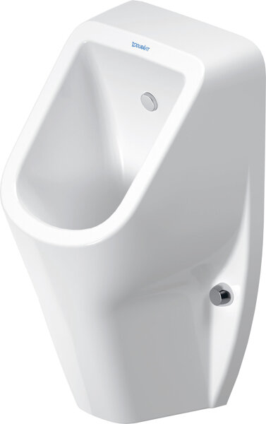 Duravit No.1 urinal, rimless, rear inlet, incl. flush nozzle, 305x290mm, white, 281930