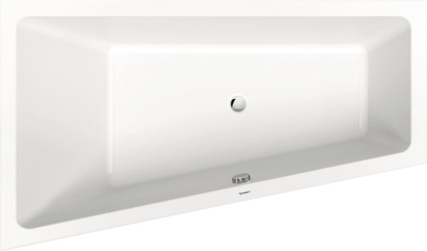 Duravit No.1 built-in bathtub, trapezoid, 1700x1000mm, 1 sloping back on the left, white, 7005080000...