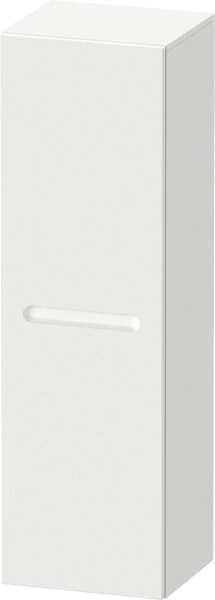 Duravit No.1 half-height cabinet, 1 door, left hinge, 400x360x1320mm, 4 glass shelves, N11308L