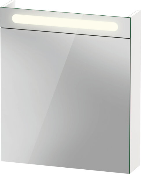 Duravit No.1 mirror cabinet, door hinge left, with LED lighting, 600x148x700mm, mains connection, N17920L00000000