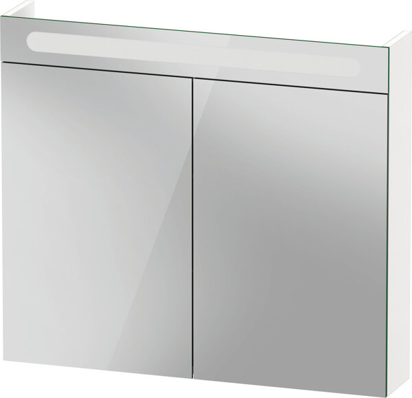 Duravit No.1 mirror cabinet, 2 doors, with LED lighting, 800x148x700mm, mains connection, N17921000000000