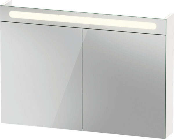 Duravit No.1 mirror cabinet, 2 doors, with LED lighting, 1000x148x700mm, mains connection, N17922000...