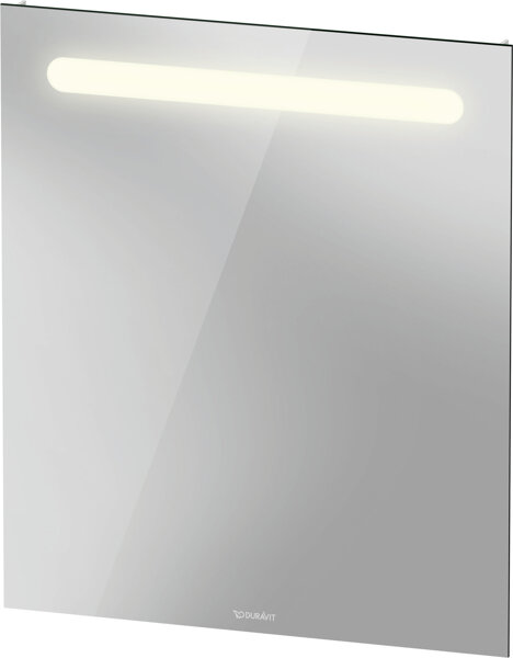 Duravit No.1 Spiegel, mit LED-Beleuchtung, 600x35x700mm, Netzanschluss, N17951000000000