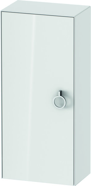 Duravit White Tulip half height cabinet, width 400 x depth 240mm, 1 door stop left with handle, WT1323L