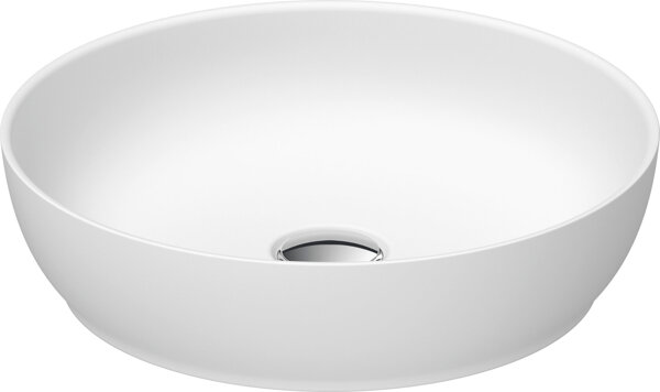 Duravit Sivida countertop washbasin, round, 400x400mm, without tap hole, without overflow, 266000