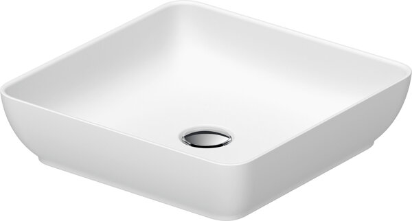 Duravit Sivida countertop washbasin, angular, 400x400mm, without tap hole, without overflow, 266001